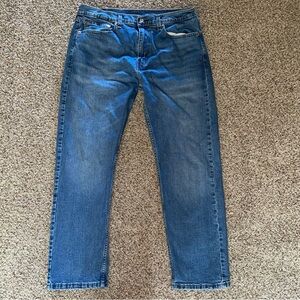 Levi's 505 Jeans Men's Size 36x30 Straight Leg Denim Blue Jeans Pants Western